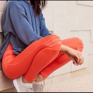 Free People Movement City Slicker Coral Leggings